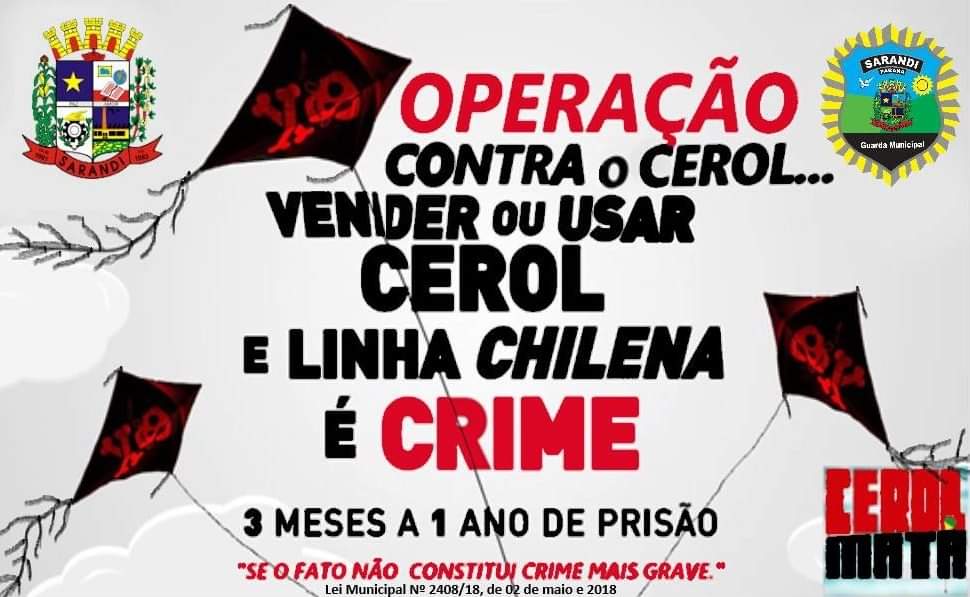 Operação Contra o Cerol é iniciada em Sarandi